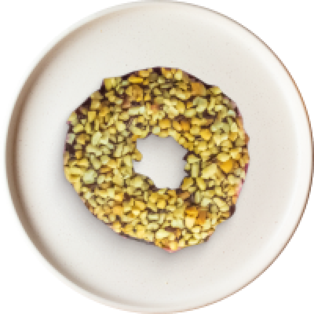 Donut with nuts